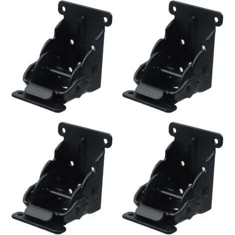 APEX Support de pied pliable en 4 pièces (0°-90°-180°), support de pied de table pliable robuste avec charnières autobloquantes et quincaillerie réglable, convient aux pieds de table/lit/bureau