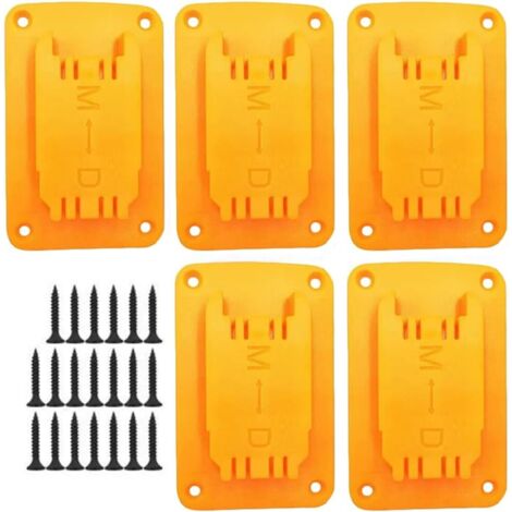 APEX Support mural pour outils électriques avec vis, compatible avec les perceuses Dewalt 12V/20V et Milwaukee M18 18V.
