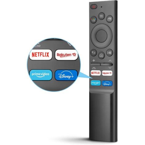 APEX Telecommande Universelle pour Samsung Smart TV - Telecommande Infrarouge Samsung avec Netflix, Prime Video, Rakuten TV