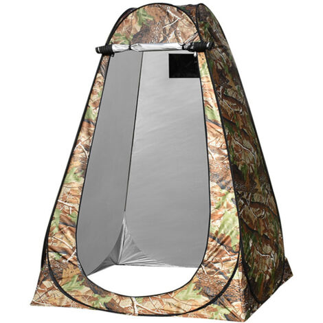 APEX Tente portable d'extérieur à déploiement instantané pour douche, toilettes et vestiaire de camping privés