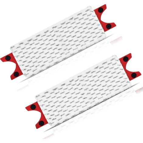 APEX Têtes de balai de rechange grises,parfaitement compatibles avec les balais Vileda,en microfibre pour 1 à 2 pulvérisations (lot de 2)
