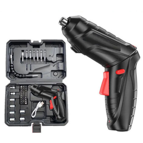 APEX Tournevis sans fil - Couple 3.6 Nm - LED intégrée - Charge rapide - Accessoires inclus - Visseuse sans fil - 180 tours/min - Idéal pour bricolage
