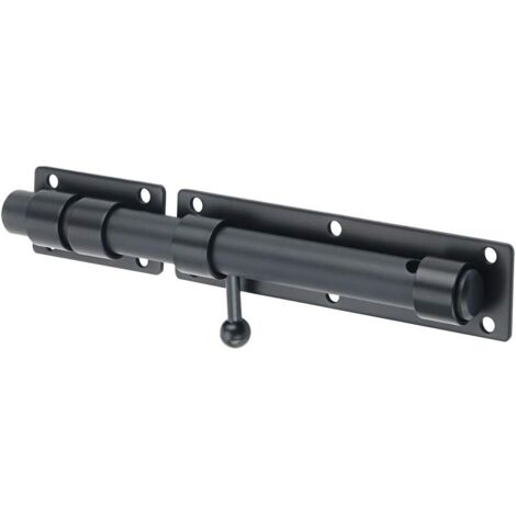APEX Verrous Loquet Porte Extérieur Loquet de Porte à Boulon Coulissant Verrou de Porte à Barillet Serrure avec Trou(Cadenas Non Compris)