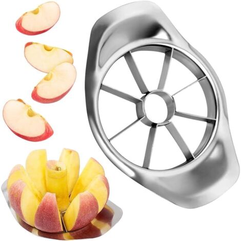 Apfelschneider aus Edelstahl, Obstschneider, mit Griff