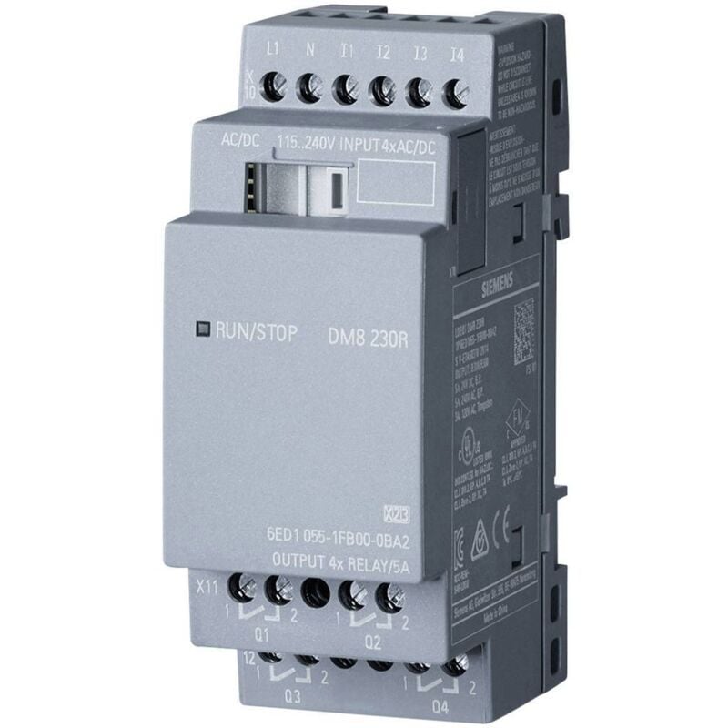 Api - Module d'extension Siemens logo DM8 230R 0BA2 115 v/ac, 115 v/dc, 230 v/ac, 230 v/dc