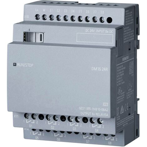 API - Module d'extension Siemens LOGO DM16 24R 0BA2 24 V/DC
