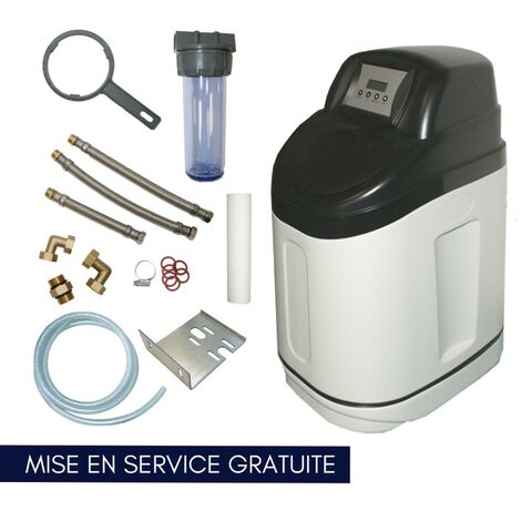 Apic – Adoucisseur d'eau 12.5L – Vanne volumétrique électronique BNT 850 – Débit 1.7 m3/h – Mise en service gratuite incluse