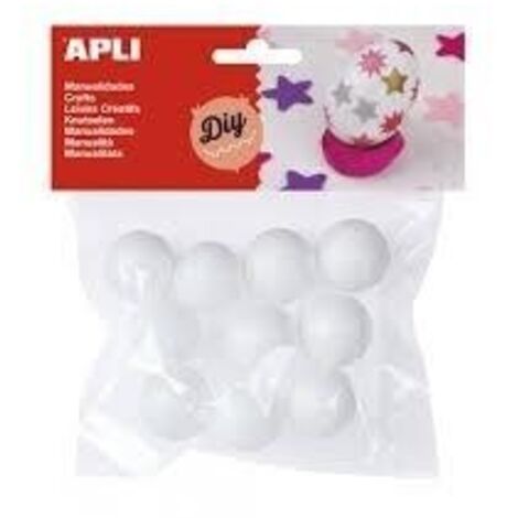 APL B.BOLAS POREXPAN Ø25MM. 10U. 13278