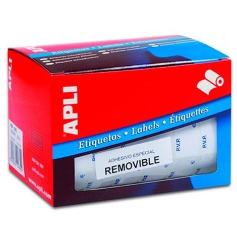 APL ROLLO ETIQ.AUTOADH.16X22 BL 10087