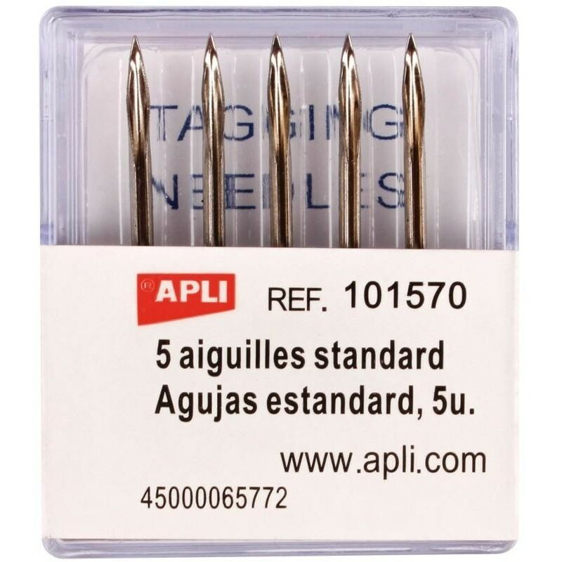 

Apli aguja estandar compatible con etiquetadora 154110 y 154112 - 5 ud