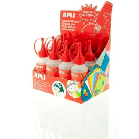 apli Colle Silicone transparente 100 ml pour bricolage