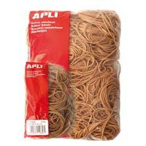 Apli goma elastica marron caucho 200x3mm 100 gr