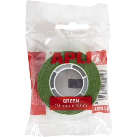 APLI – Nastro adesivo Sacchetto verde 19 mm x 33 m Verde