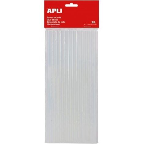Apli Pack 25 Barras Adhesivas Para Pistola De Silicona Calie