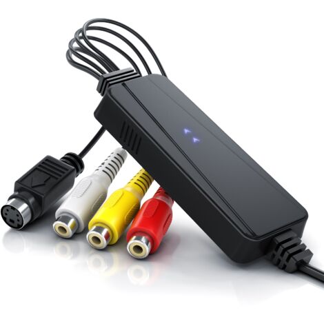 Aplic USB High Speed Videograbber - Audio Video Konverter - PAL NTSC - Filme und Videos digitalisieren - Grabber - Umwandler - Software PotPlayer