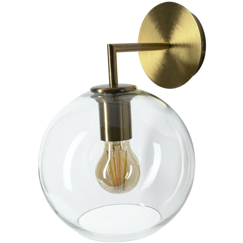 

Aplique 1XE27 Bogart D200 Dor bronce/vidrio - Sulion