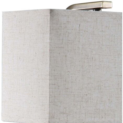 Aplique  1xe27 y puerto usb agatha cuero/pant.beis 27x25x15cm con interruptor