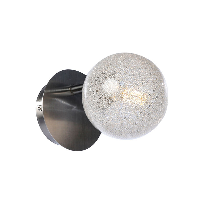 

Aplique 1xG9 Esfera con cristal Escarchado