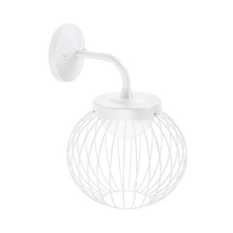 Aplique 20W Led 4000K jaula linea blanca