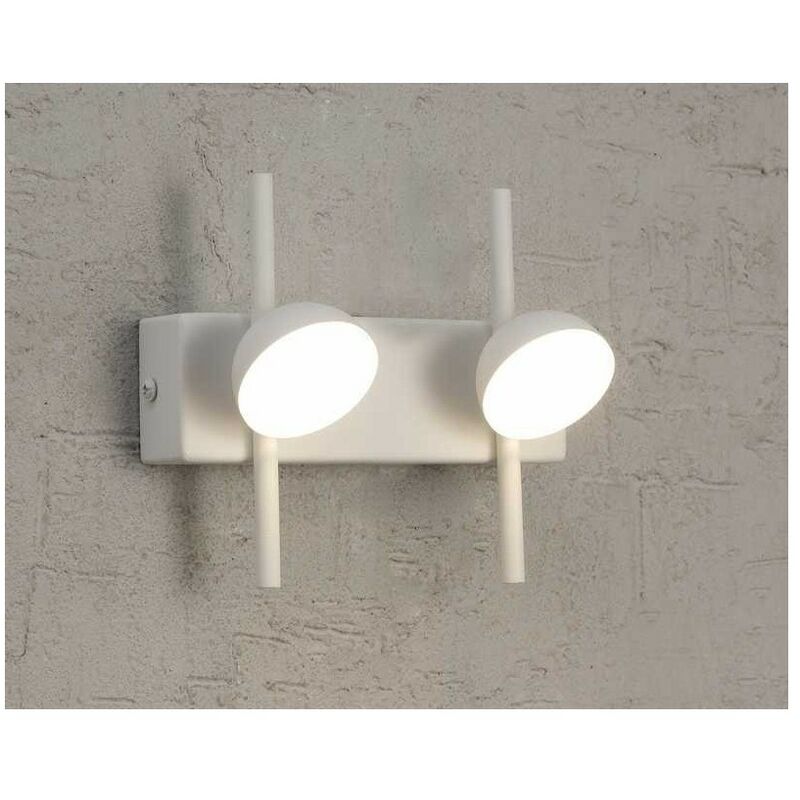 

Aplique 2 luces 6W led SERIE ADN blanco mate de Mantra