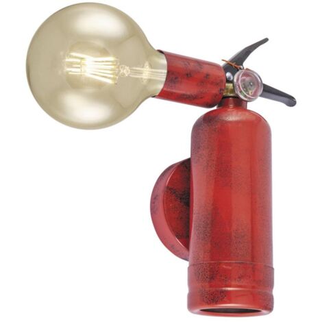 Aplique a pared modelo Harry acabado rojo 26 cm(alto) 11 cm(ancho) 16 cm(fondo