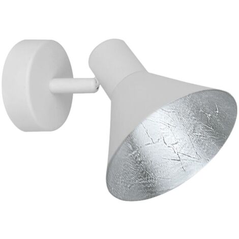 Aplique a pared modelo Kenn acabado blanco 10 cm(alto) 14 cm(ancho) 18 cm (fondo)