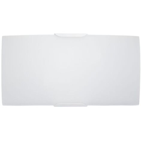 Aplique a pared modelo Marc acabado blanco 10 cm(alto) 30 cm(ancho) 15 cm(fondo