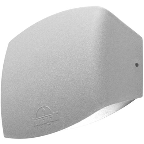Aplique ABRAM 1xR7s 3,5W con pulsador CCT (3colores) IP55 resina blanca