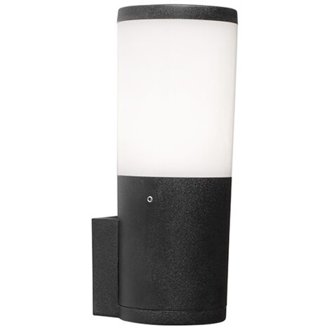 Aplique AMELIA 1xE27 8,5W con pulsador CCT (3colores) IP55 resina negra
