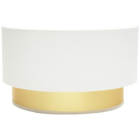 Aplique anuska 1xe27 blanco/oro 17x30x16 cm