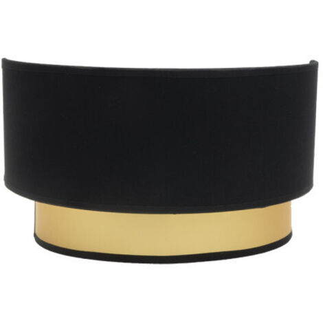 Aplique anuska 1xe27 negro/oro 17x30x16 cm