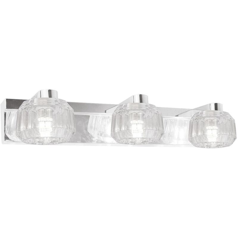 

Plafon 3 luces alargado Portia acabado cromo 7 cm(alto) 32 cm(ancho) 12 cm(fondo