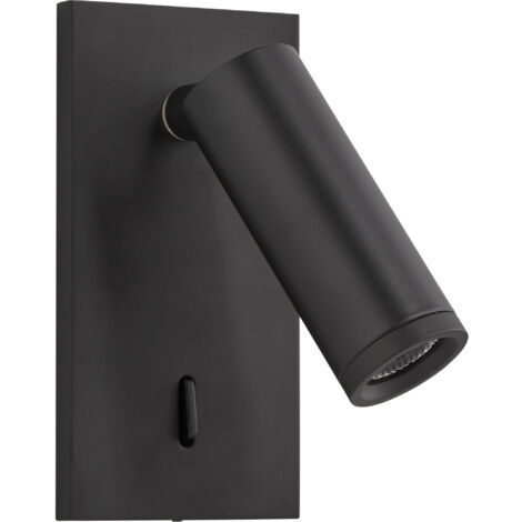 Aplique ASIA negro mate LED 3W 6cm
