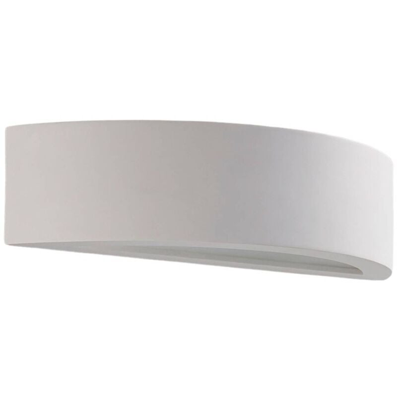 

Lindby Aurel media luna LED, blanco, semicírculo