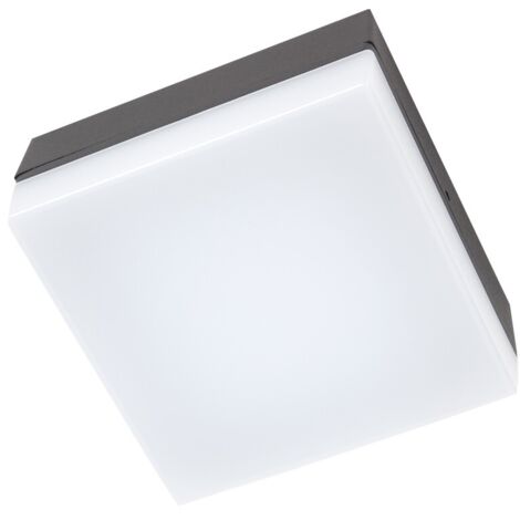 Aplique azibo ip54 1x4,2w led 323lm 4000k l.14xan.14xal.6cm aluminio+plástico antracita