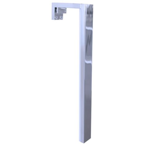 Aplique baño LED “Soria” (6W 5700K 320lm) IP44 fabricado en acero inoxidable color cromo