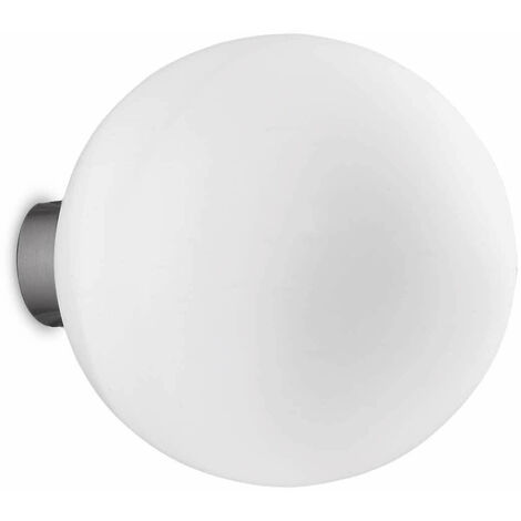 IDEAL LUX Aplique blanco MAPA BIANCO 1 bombilla Diámetro 15 Cm