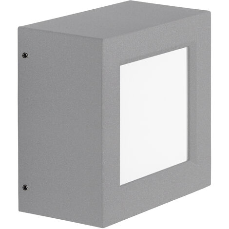Aplique BOX IP65 LED SMD AC 8.70W 1120lm CRI80 4000K Gris