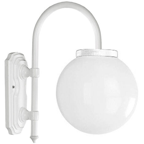 Aplique clásico BOOM IP44 E27 42W Blanco