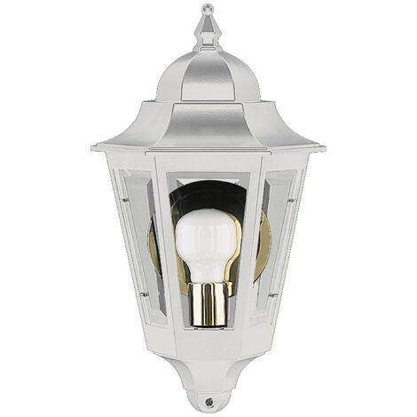 Aplique clásico ELITE 6 IP44 E14 42W Blanco