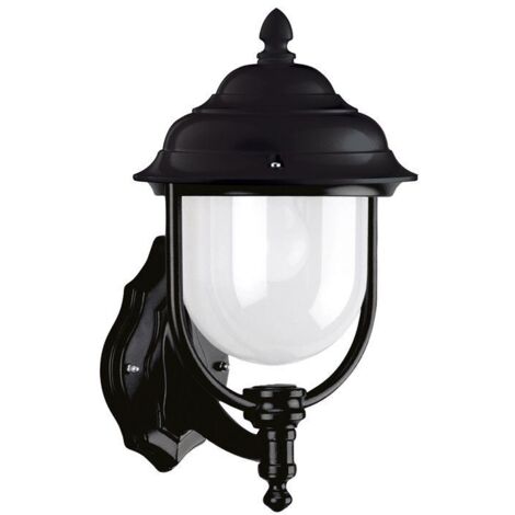 Aplique clásico KEO IP44 E27 42W Negro