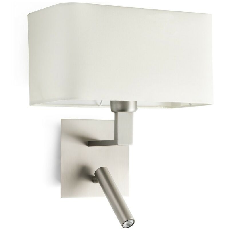 

Faro Barcelona - HANNA Aplique de pared 64300 - NIQUEL SATINADO