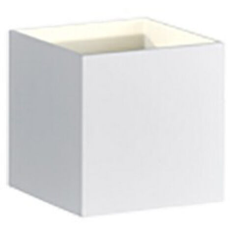 Aplique Cubotto Blanco Louis Doble Led Emisión Trio Iluminación