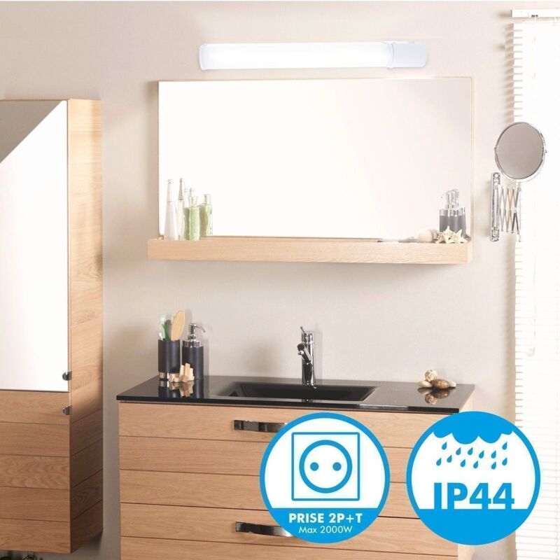 

Aplique de baño LED 8W 900Lm con enchufe