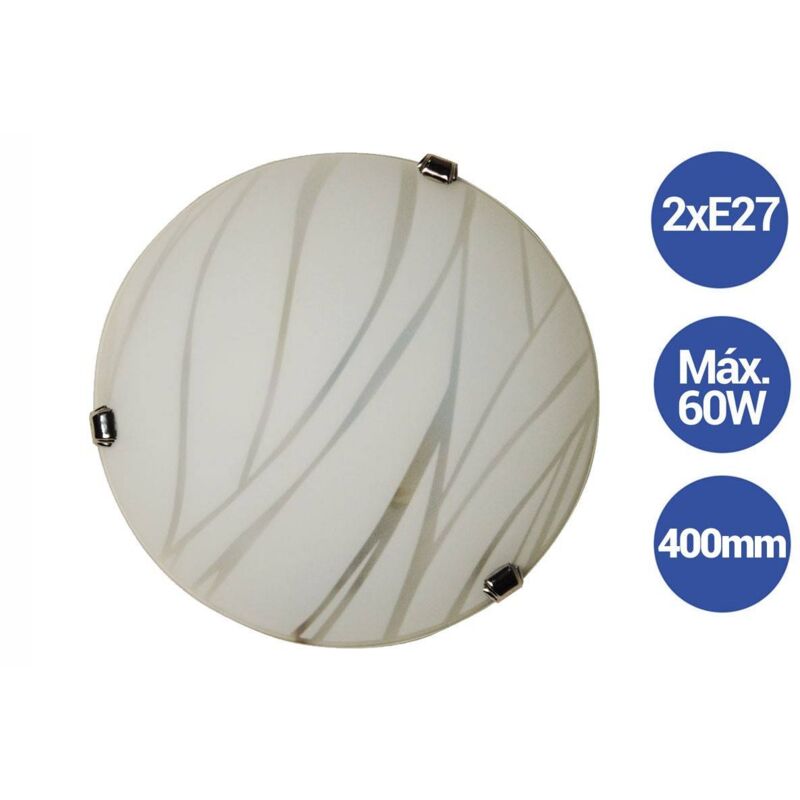 

Aplique de cristal Ø400mm VETRO 'Luna Piena' 2xE27