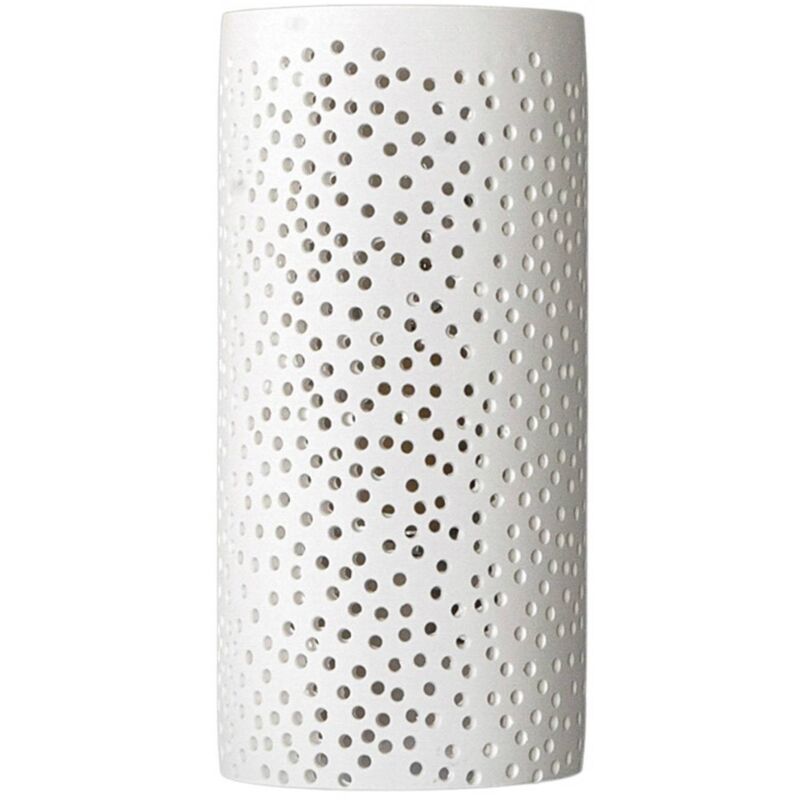 

Lindby - Aplique de diseño calado Jiru de escayola blanca