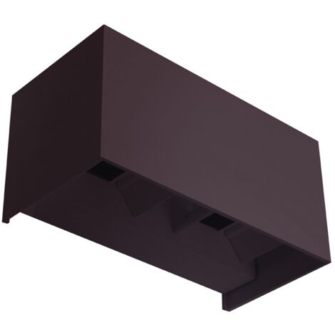 Aplique de exterior LED Open Plus (4x5W)  Marrón óxido