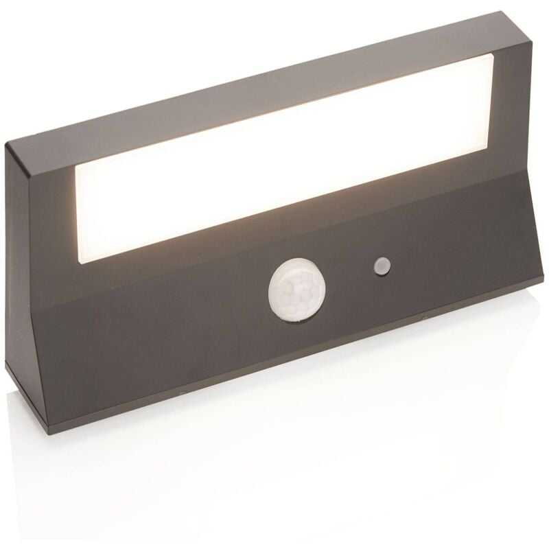 

Lindby - Aplique de exterior LED solar Maresia con sensor