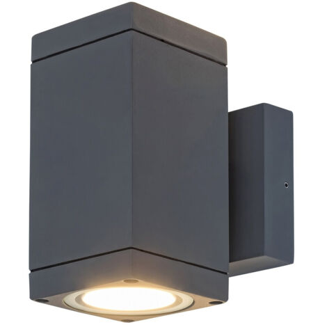 Aplique de exterior minimalista 2xGU10 Buffalo antracita 7888 Rabalux