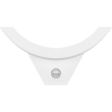 Aplique de exterior SPINEL LED 10W 4000K con sensor de movimiento OR-OP-6119WLPMR4 blanco